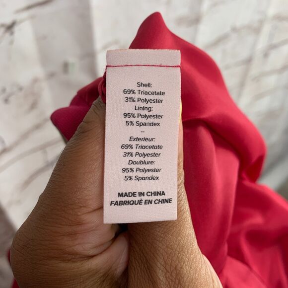 Cinq à Sept Ezana Strapless Tiered Ruffle Midi Dress Size 12 Pink Party - Picture 5 of 7